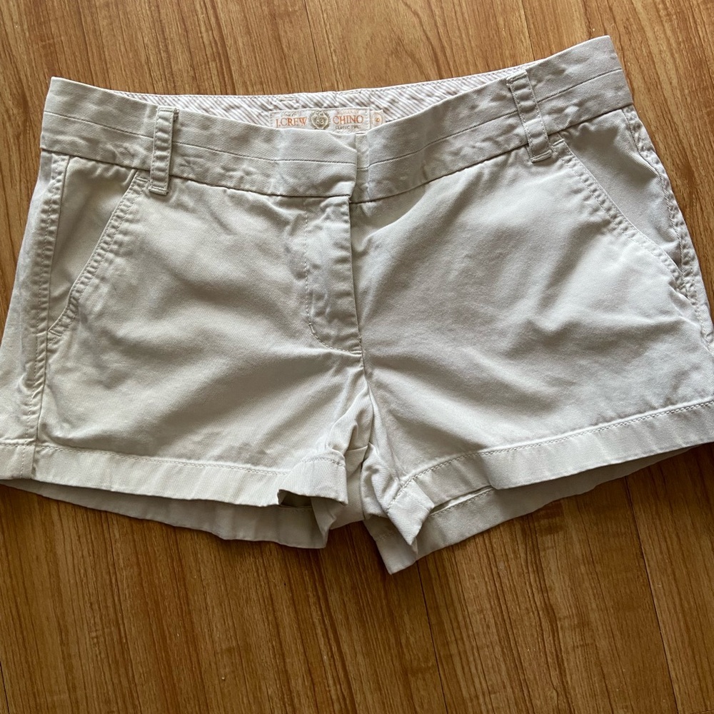 J Crew Women's Khaki Twill Shorts